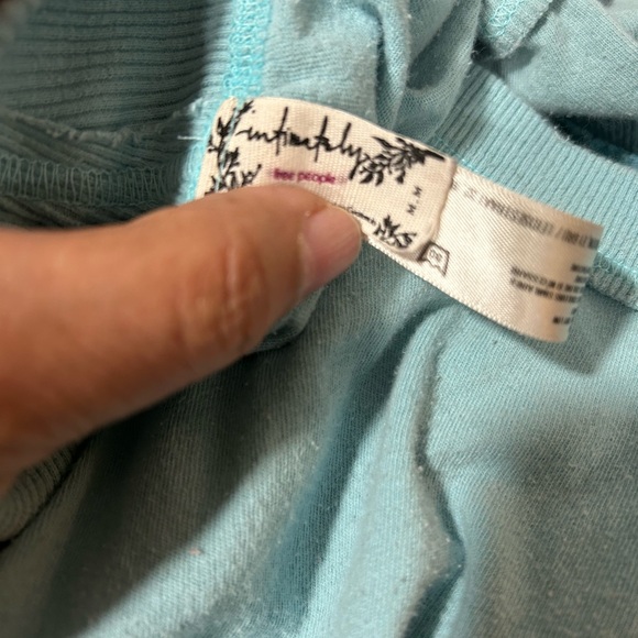 Free people Sky Blue Capris - Picture 4 of 4